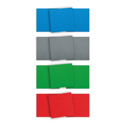 [103005] Klemmbausteine Bauplatten 12er Set 