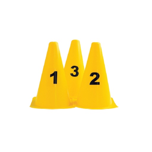 [108093] Nummerierte Pylonen 0-9 (25cm)
