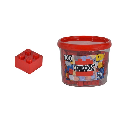 [103206] Lego® kompatible 4er Bausteine in Box (rot)