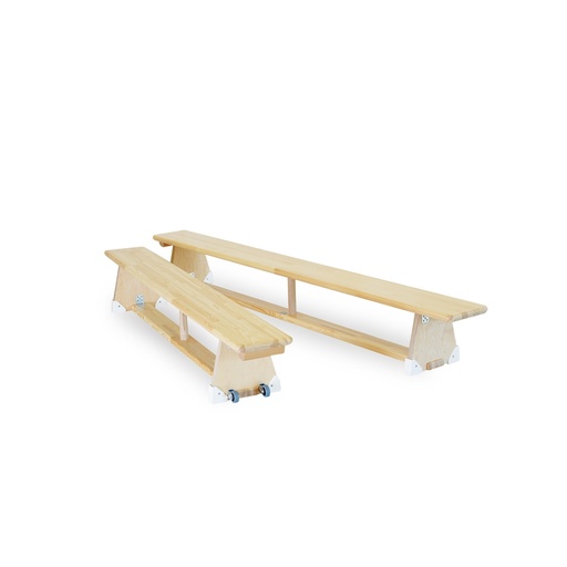 [107125] Turnbank natur 2,00m lang, Schmale Ausführung (30cm hoch), U3 geeignet