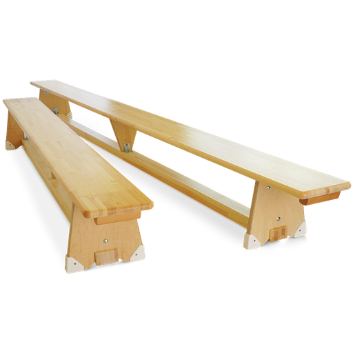 [107121] Turnbank natur 3m lang, Breite Ausführung (35cm hoch) U3 geeignet