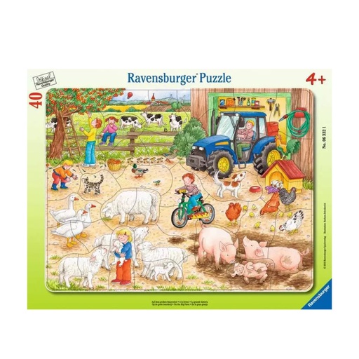[104134] Rahmenpuzzle - 24 Teile Baustelle
