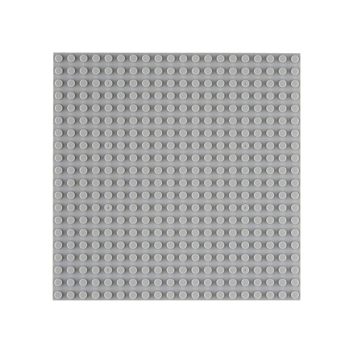 [103010] Klemmbausteine Bauplatte - 40 x 40 cm, grau