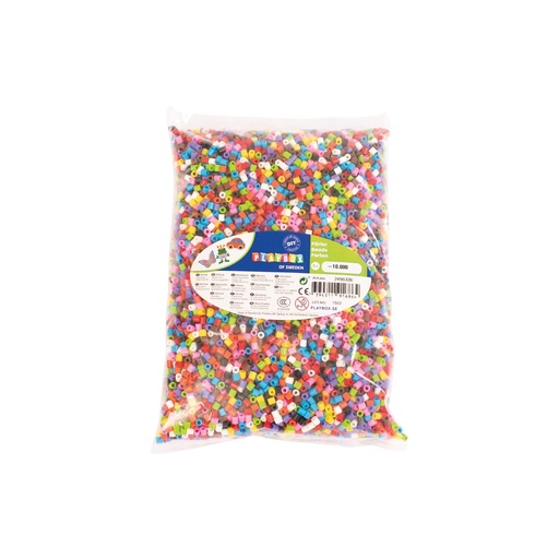 [113202] Bügelperlen 10000 Stück BUNT