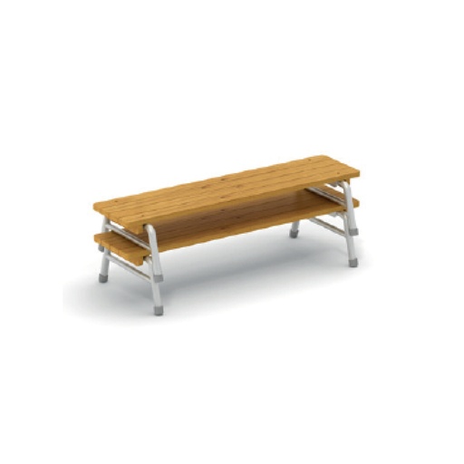 [108139] Outdoor- Bänke 2er Set - 120 cm