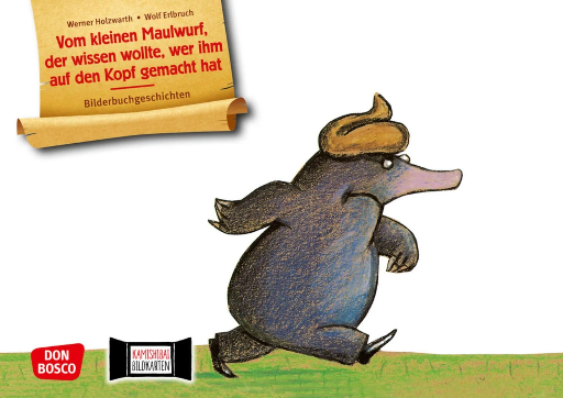 [4260179516535] Kamishibai - Vom kleinen Maulwurf, der wissen wollte, wer ihm auf den Kopf gemacht hat