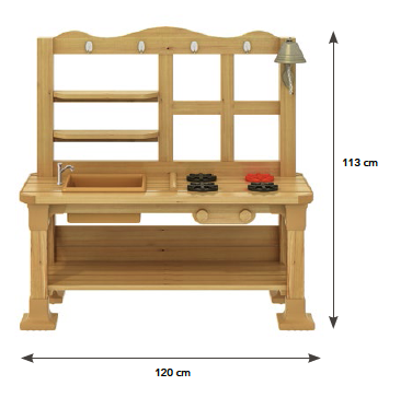 [108195] Garten Spielküche mit Zubehör###*