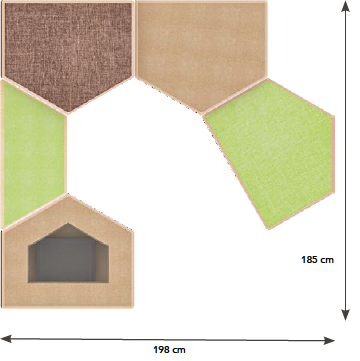 [107199] Podestlandschaft 5 Teilig Set 1###*