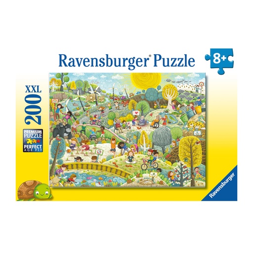 [104302] XXL Puzzle 200 Teile "Wir schützen unsere Erde"