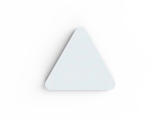 [115076] Selbstklebendes Akustikpaneel Dreieck WEISS - 8 Stück 
