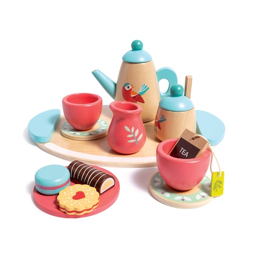 [105203] Teeservice aus Holz