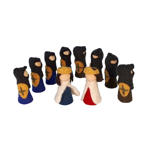 [103313] Königspaar & Ritter - 10er Set