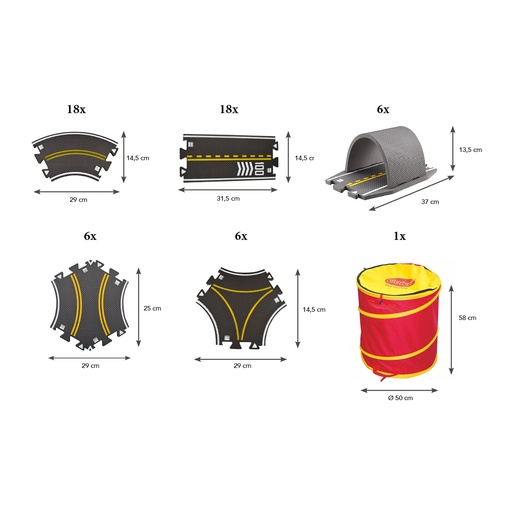[103332] Flexi-Baustraße - 54er Set