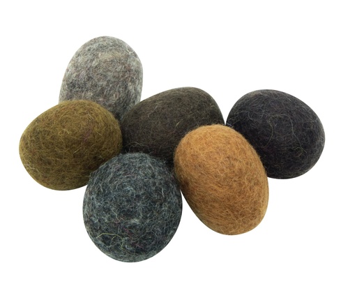 [103357] Filz-Steine 6er