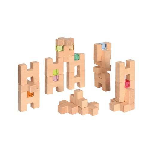 [103368] Holzbaukasten H und Plus Blöcke