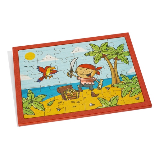 [104193] Holz-Puzzle - 30 Teile Schatzinsel