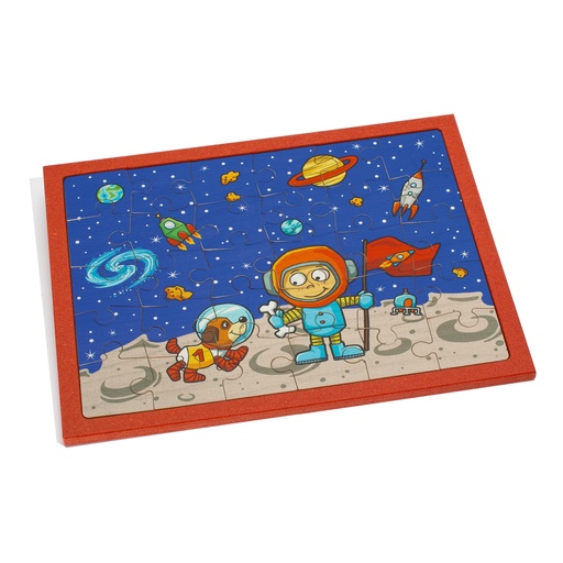 [104195] Holz-Puzzle - 30 Teile Weltall