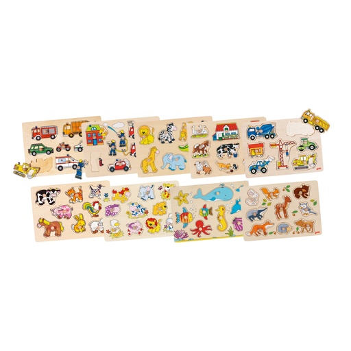 [101172W] Steckpuzzle 9er Set