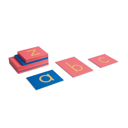 [W104404] Sandpapierkleinbuchstaben - Druckschrift (intern. Version)