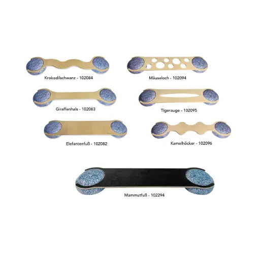 [AK143] Balancebrücken - 6er Set + 1 Outdoor Brücke Elefantenfuß