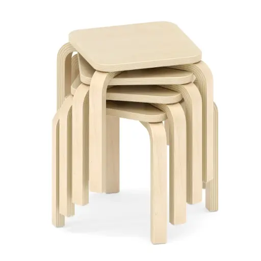 [110182-31] Hocker Q - Sitzhöhe 31 cm 4er Set 