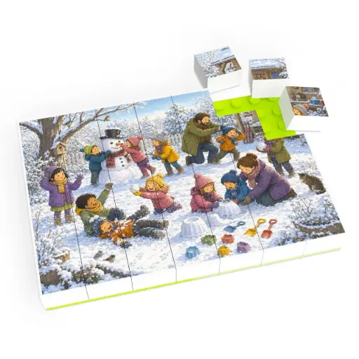 [104552] Klemmi Puzzle "Schneespiel"