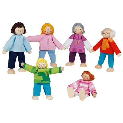 [105419] Biegepuppen - Familie Sitara