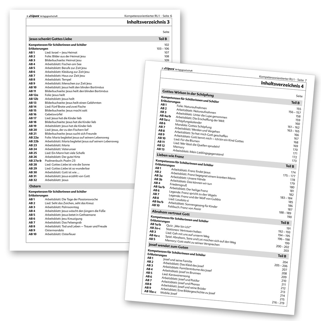  Kompetenzorientierter Religionsunterricht I Teil A+B