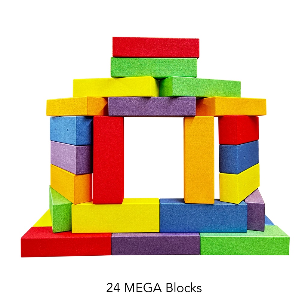 Mega Blocks Regenbogen Set 6-teilig