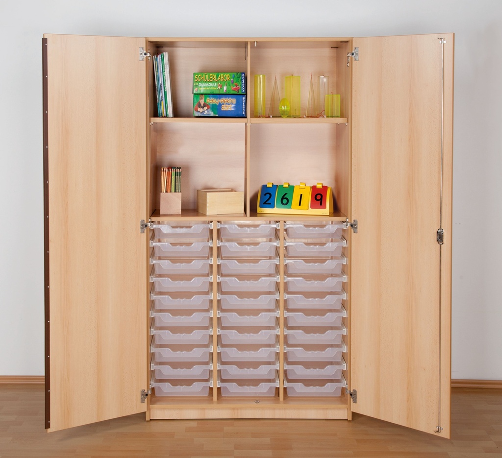 Stauraum - Schrank mit 30 Boxen^