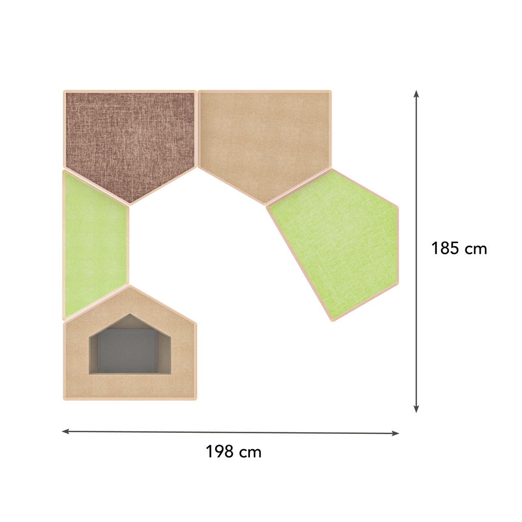 Podestlandschaft Set 1 - 5-tlg.