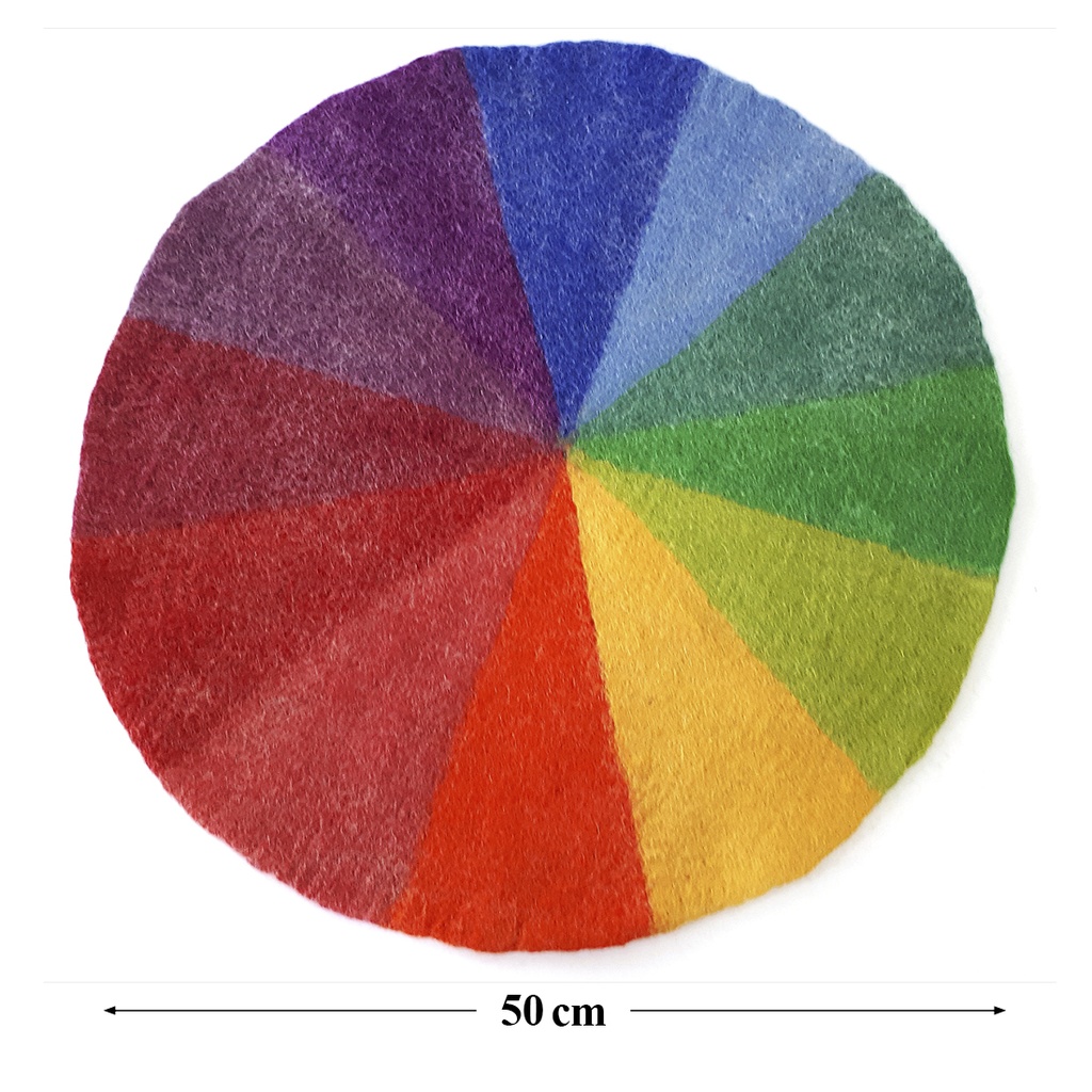 Farbenkreis Filz klein