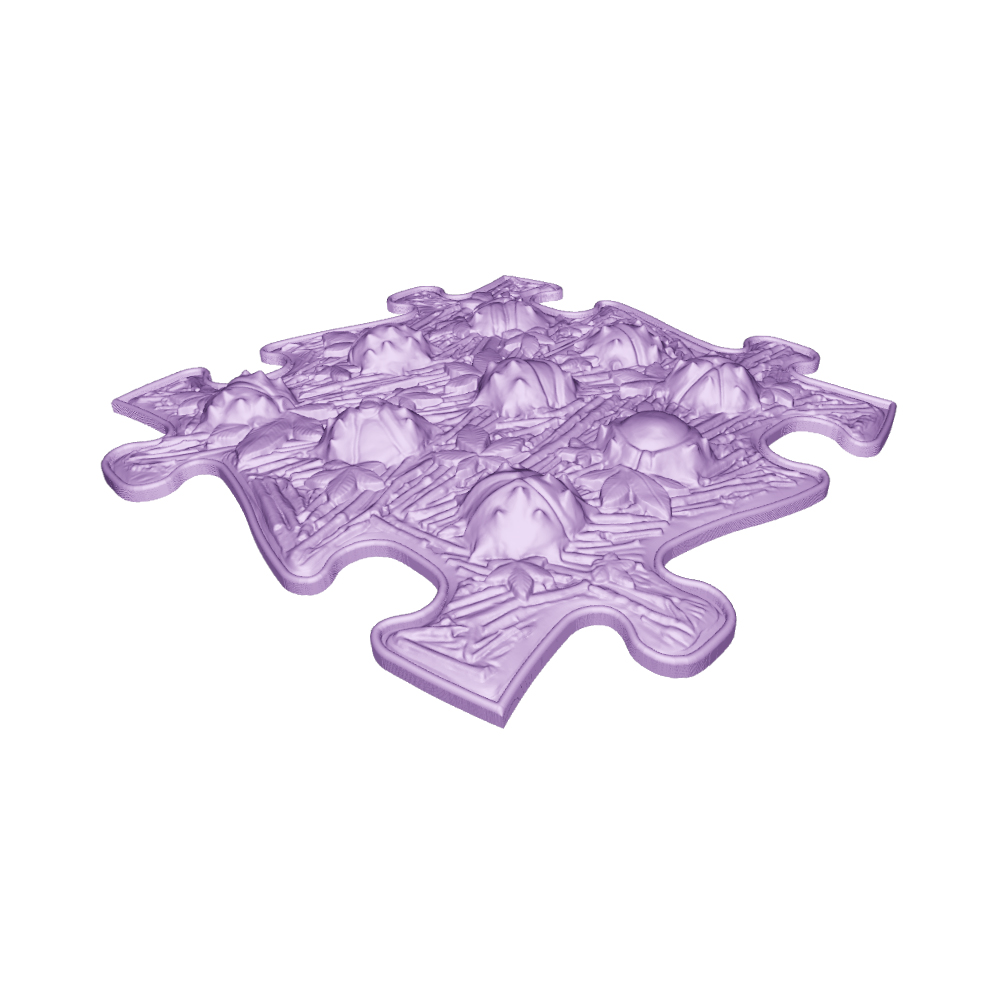 3D Sensorik Matten 8 Elemente 28x28cm