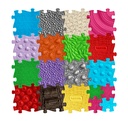 3D Sensorik Matten 15 Elemente 28x28cm 4 Elemente 14x14