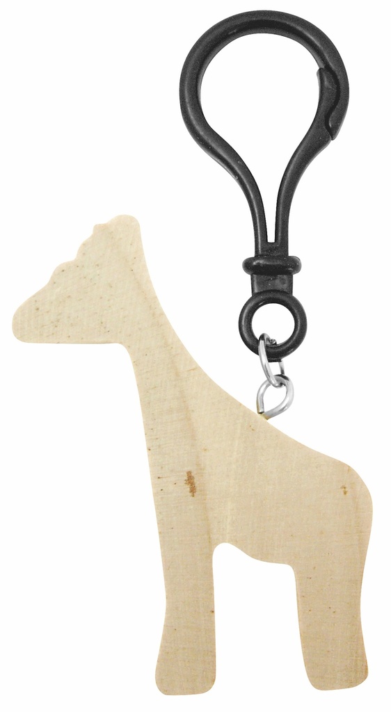Holzfiguren Tiere Schlüsselanhänger 12er Set