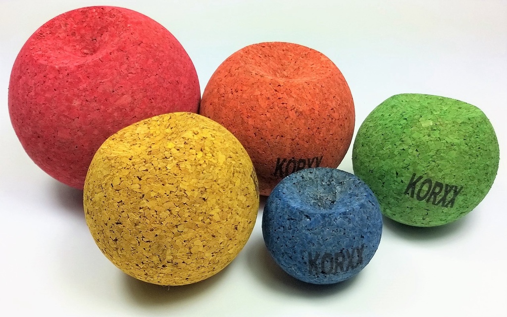 Korkbausteine - 42er bunte Halbe