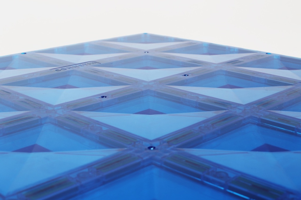 Connetix - Bauplatten 2er - Blue & Green