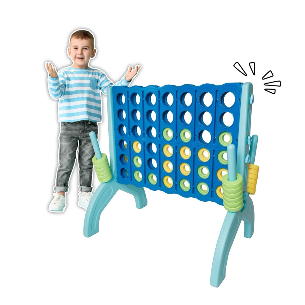 XXL Gartenspiel - 4 in einer Reihe