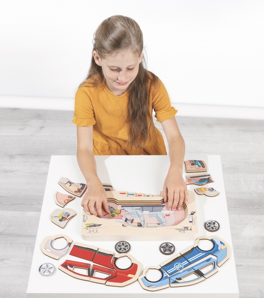 Lagenpuzzle  - Auto