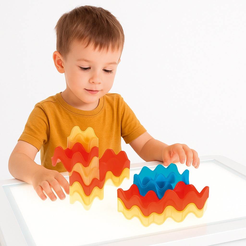 Eierbecher Blocks transparent 45 Teile