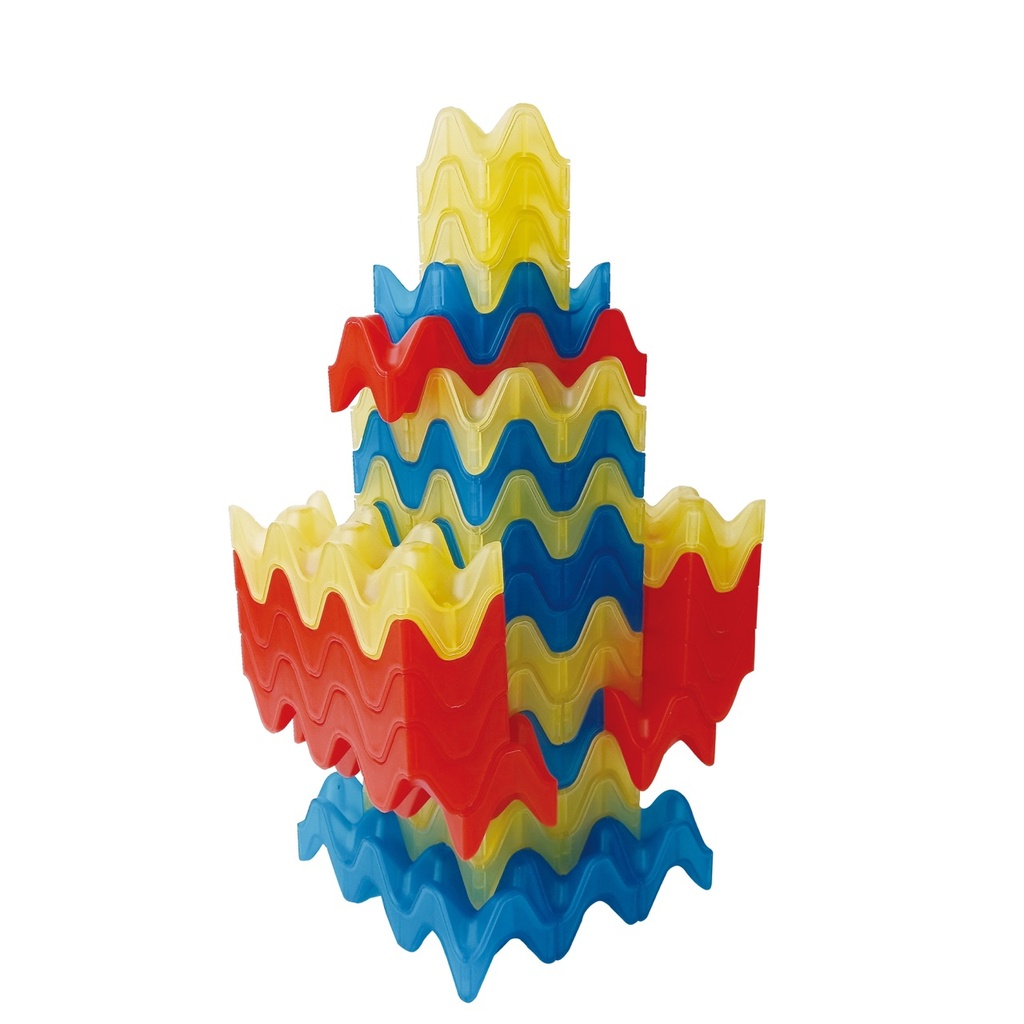 Eierbecher Blocks transparent 45 Teile