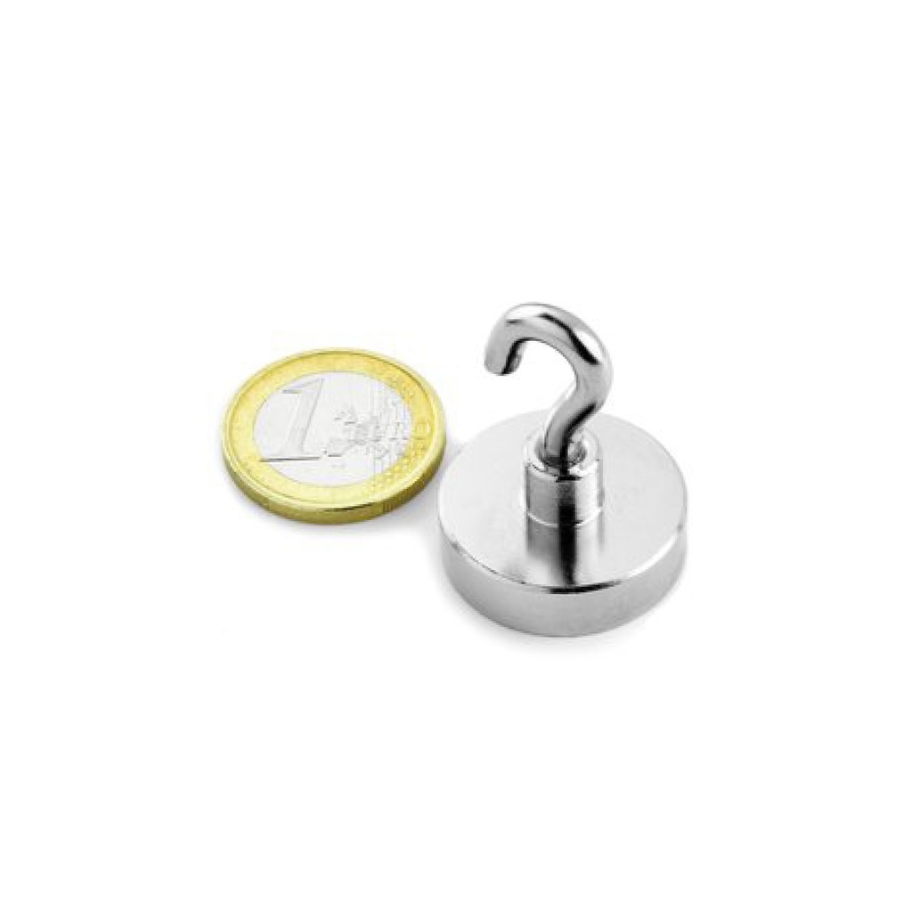 Magnet mit Haken 25mm