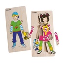 Lagenpuzzle "Anika & Denis"