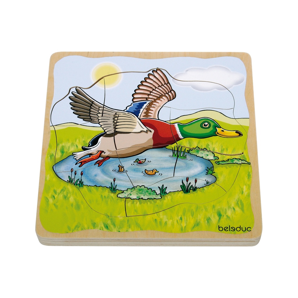 Lagen-Puzzle "Ente"