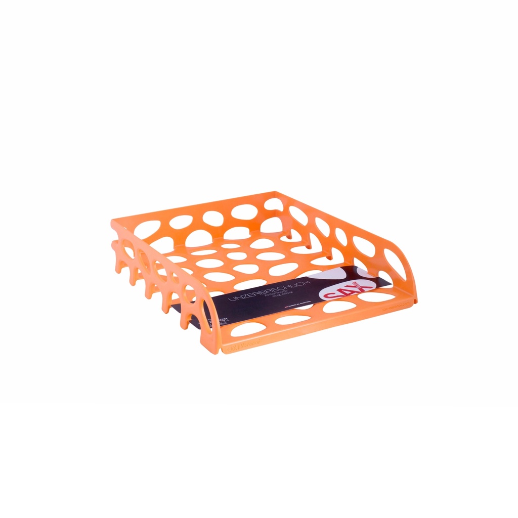 Super stabiler Aktenkorb Orange 4er Set