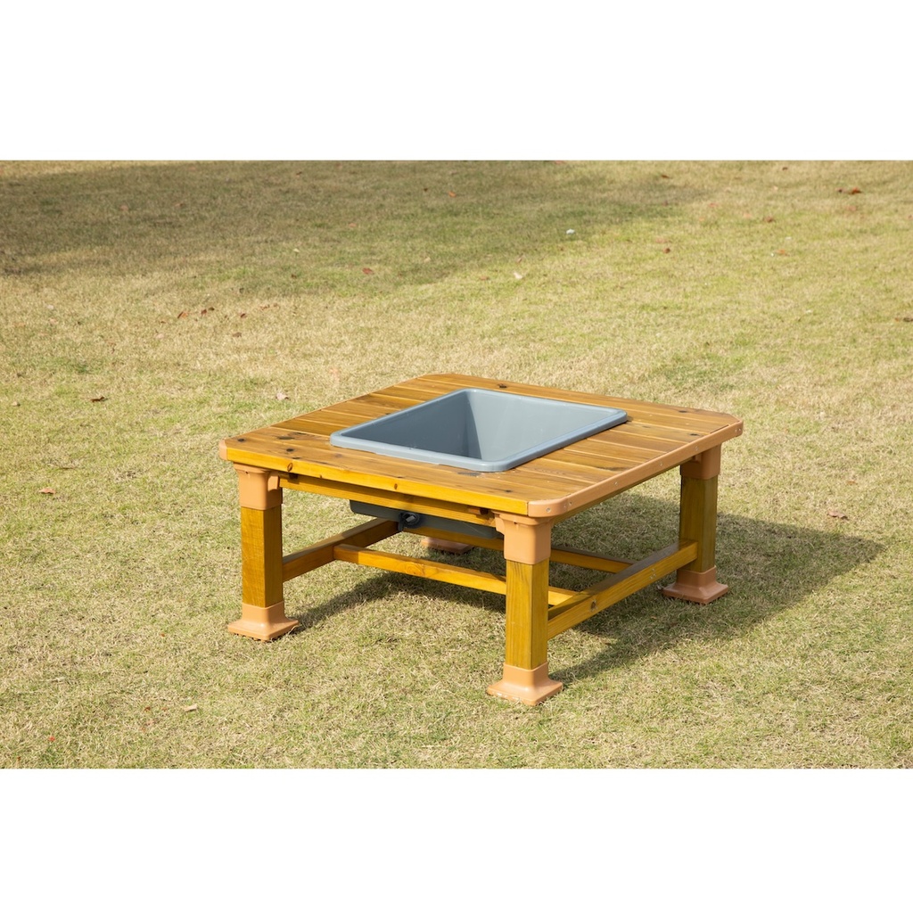 Outdoor Sand & Wassertisch, quadratisch