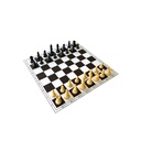 Schachfiguren Kunststoff