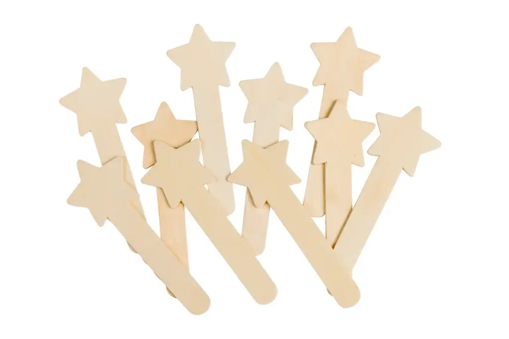 Bastelstäbchen - Sterne 10er Set