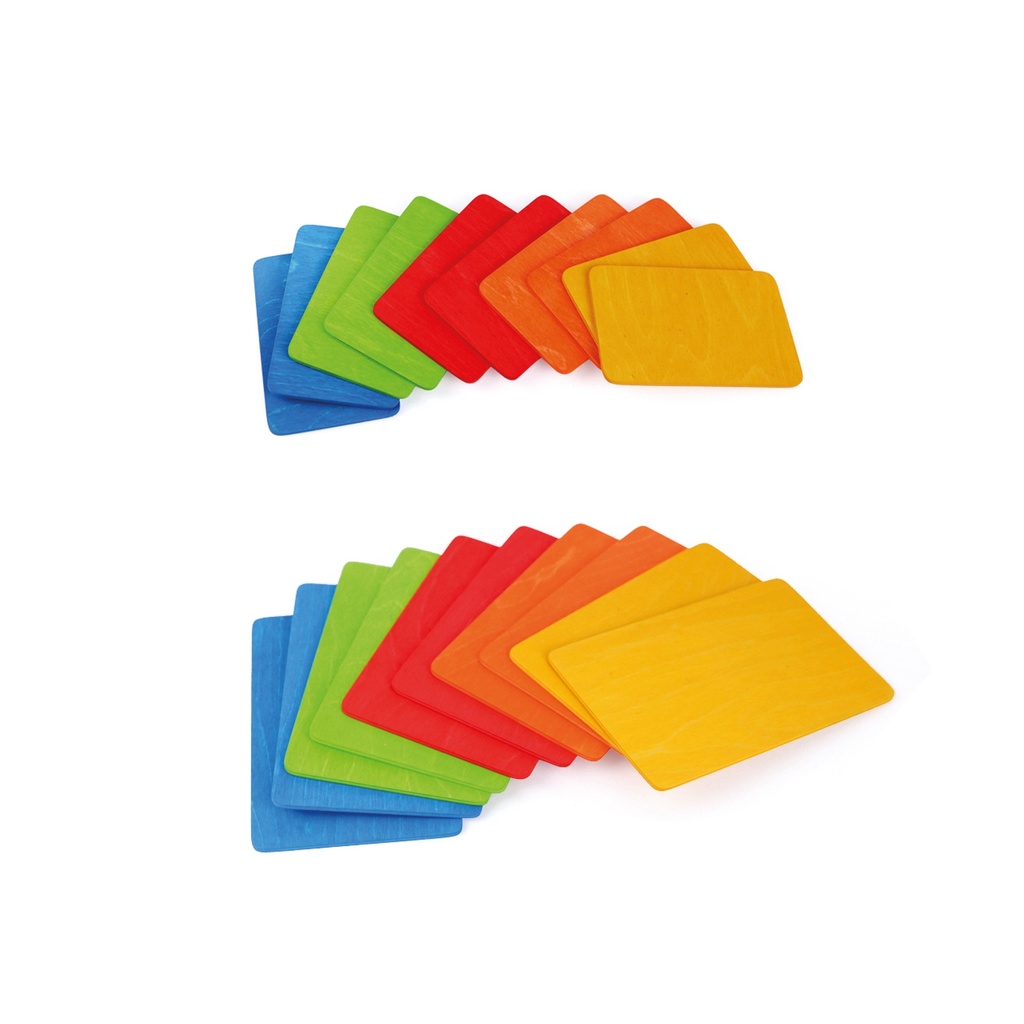 Bunte Bauplatten - 20er Set