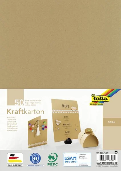 Kraftkarton 50 Blatt